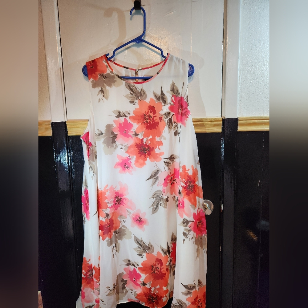Jessica Howard Floral Sleeveless Dress Size 18W